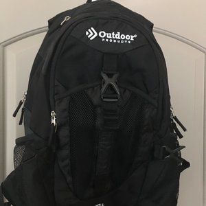Outdoor Products brand, black multi functional backpack.  Excellent condition!